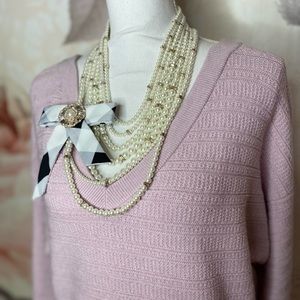 WHBM pink sweater